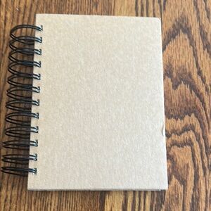7 Gypsies wire Spiral Notebook with card stock envelopes. Scrapbooking organizer
